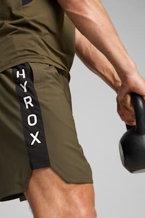 PUMA x HYROX Fuse 7" Shorts Men, Dark Olive, extralarge-GBR
